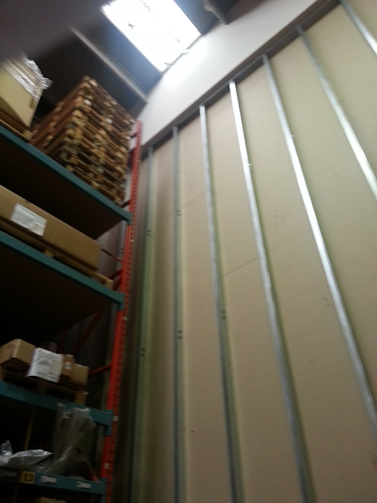 Parete REI altezza 11 metri