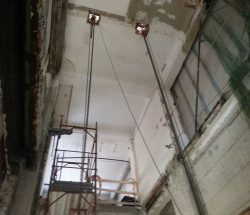 Posizionamento grandi travi acciaio