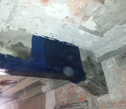 Rinforzi grosso trave CA fibre in carbonio