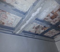 Rinforzo solaio carpenteria metallica fibre in carbonio