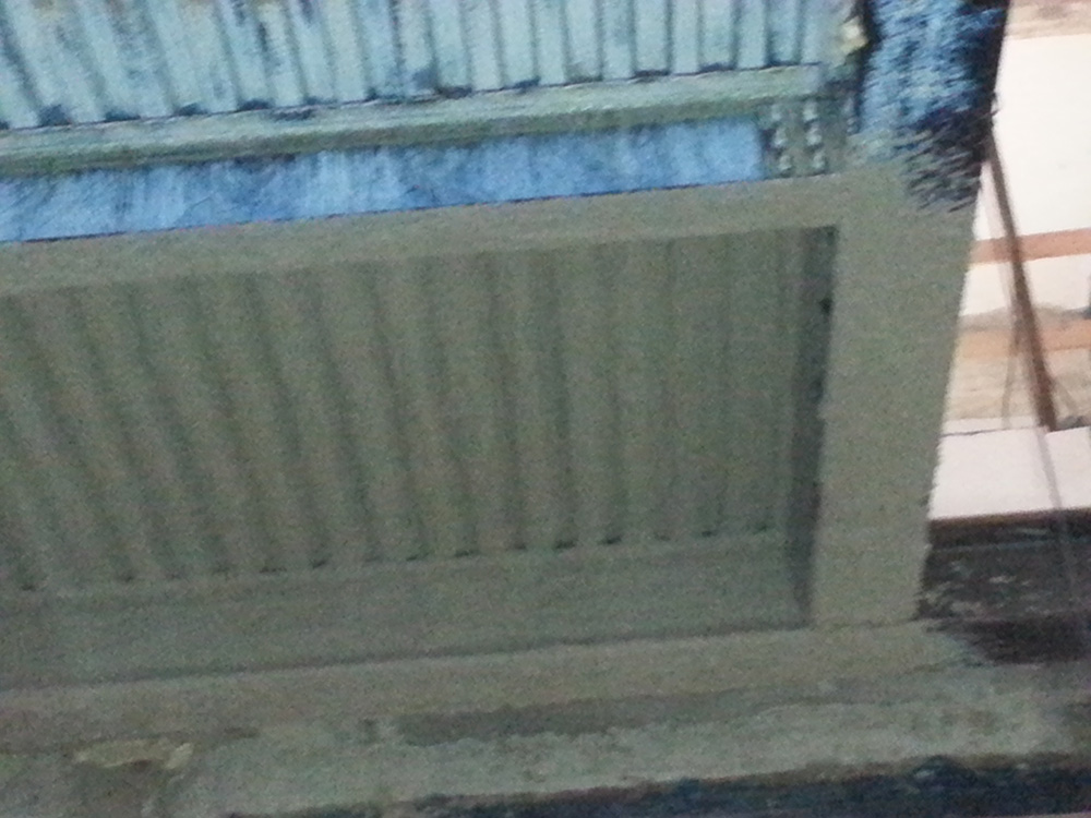 Schiuma PROMAT su solaio lamiera grecata